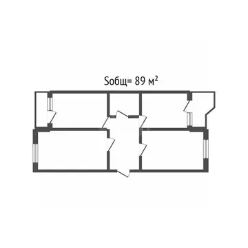 3-к кв. Брянская область, Брянск ул. Крахмалева, 39 (89.0 м)