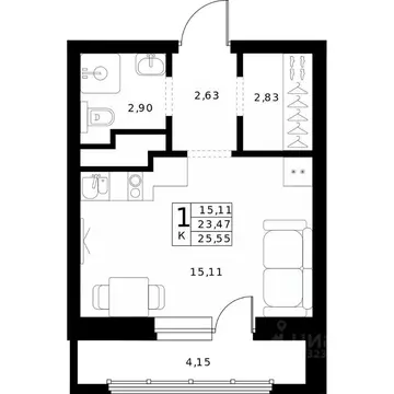 Студия Нижегородская область, Нижний Новгород Ленгородок мкр, Мед ...