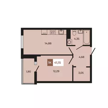 1-к кв. Ростовская область, Аксайский район, Щепкинское с/пос, пос. ...