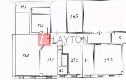 Офис в Москва проезд Ольминского, 5 (60 м)