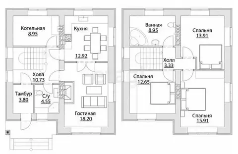 Дом в Тульская область, городской округ Тула, деревня Медвенка (149 м)