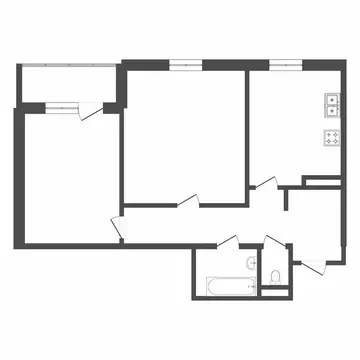 2-комнатная квартира: Тюмень, улица Станислава Карнацевича, 4 (56.6 м)