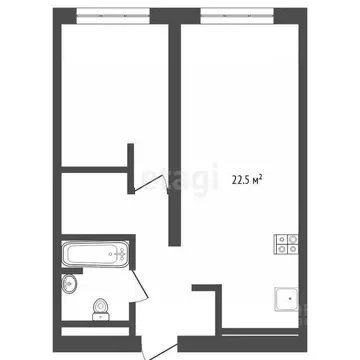 2-к кв. Тюменская область, Тюмень ул. Николая Ростовцева, 26к1 (55.0 ...