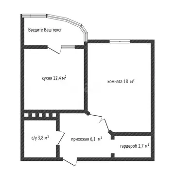 1-комнатная квартира: Краснодар, микрорайон Догма Парк, улица Марины ...