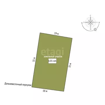 Участок в Амурская область, Благовещенск Дальневосточный пер., 39 ...