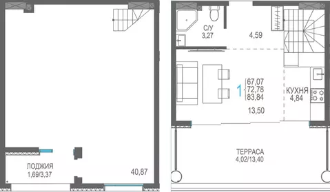 1-к кв. Крым, Сакский район, Лесновское с/пос, с. Прибрежное Розовое ...