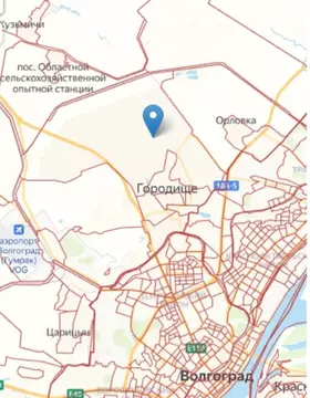 Участок в Волгоградская область, Городище рп ул. Имени Левитана, 80 ...