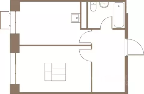 1-к кв. Московская область, Пушкино Фабрикант жилой комплекс, 1 (41.4 ...