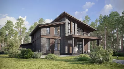 Дом в Московская область, Волоколамский муниципальный округ, Зиккурат ...