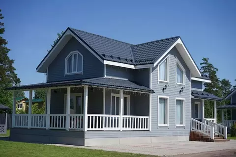 Дом в Ленинградская область, Приозерский район, Сосновское с/пос, д. ...