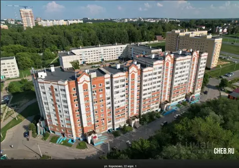 Свободной планировки кв. Чувашия, Чебоксары ул. Короленко, 22к1 (36.4 ...