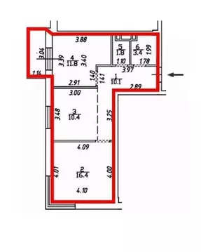 2-к кв. Смоленская область, Смоленск ул. Александра Степанова, 12 ...