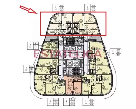 6-к кв. Москва Родина Парк жилой комплекс, к4 (142.0 м)
