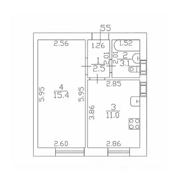 1-к кв. Санкт-Петербург пос. Шушары, Московское ш., 256к5 (32.0 м)