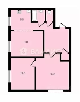 3-к кв. Ленинградская область, Никольское Тосненский район, Западная ...