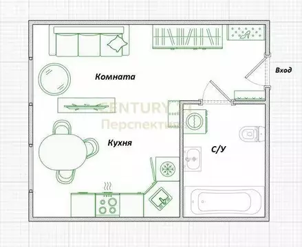 Квартира-студия: Люберцы, микрорайон Зенино ЖК Самолёт, Некрасовский ...