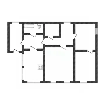 Дом в Белгородская область, Вейделевка рп ул. Пролетарская, 171 (52 м)