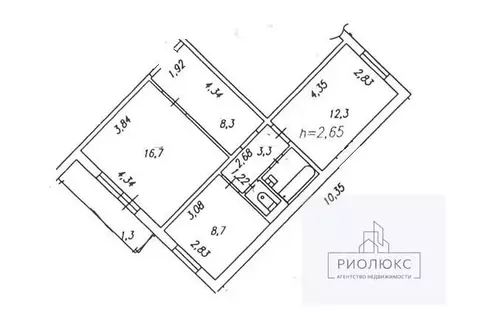 2-к кв. Челябинская область, Челябинск Российская ул., 275 (54.0 м)
