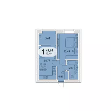 1-к кв. Брянская область, Брянский район, пос. Мичуринский, ...