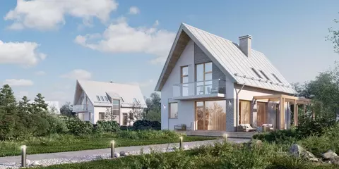 Коттедж в Ленинградская область, Всеволожский район, Лесколовское ...