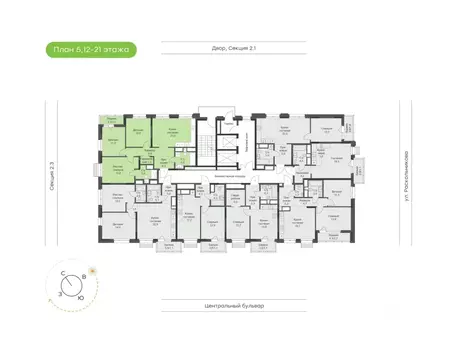 3-к кв. Татарстан, Набережные Челны Премьер-квартал жилой комплекс ...