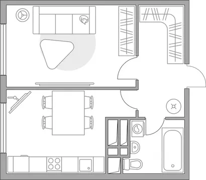 1-к кв. Московская область, Долгопрудный Гранитный мкр, Бригантина ...