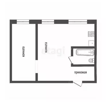 2-к кв. Воронежская область, Воронеж ул. Станкевича, 1 (45.0 м)