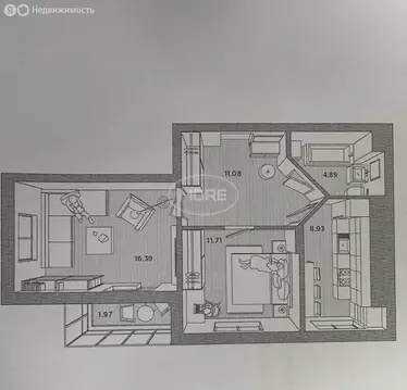 2-комнатная квартира: Калининградская область, Зеленоградский ...