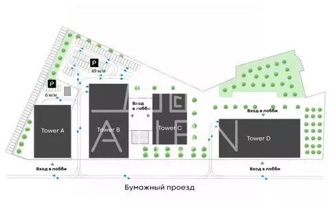Офис в Москва Бумажный проезд, 19С1 (140 м)