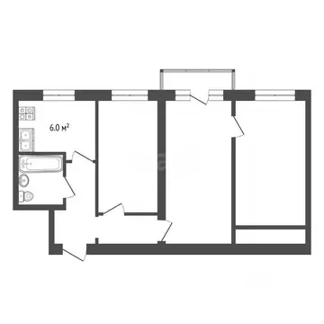 3-к кв. Мордовия, Саранск ул. Богдана Хмельницкого, 65 (54.7 м)