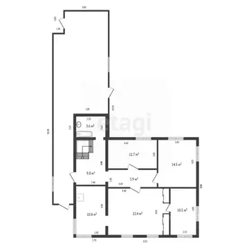 Дом в Красноярский край, Красноярск ул. Березина, 78 (126 м)