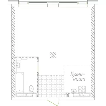 1-к кв. Приморский край, Владивосток Санаторная мкр,  (45.11 м)