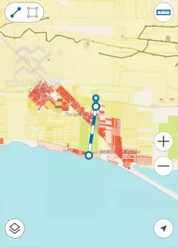 Участок в Крым, Черноморский район, Окуневское с/пос, с. Знаменское  ...