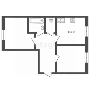 3-к кв. Ставропольский край, Пятигорск Краснознаменная ул. (71.8 м)