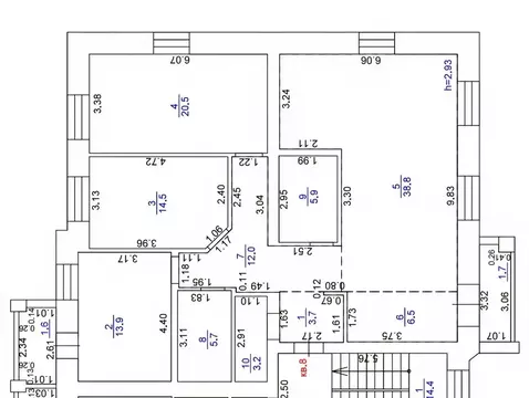 3-к кв. Кировская область, Киров ул. Герцена, 24 (124.7 м)