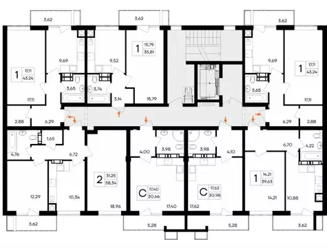2-к кв. Крым, Симферопольский район, Гвардейское пгт, Республика жилой ...