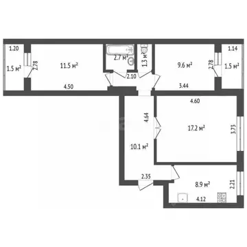 3-к кв. Башкортостан, Стерлитамак Михайловский мкр, ул. Шафиева, 39 ...