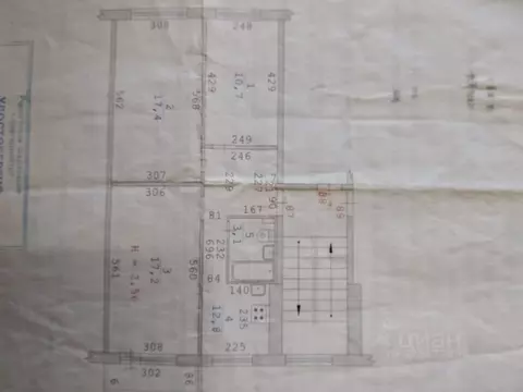 3-к кв. Свердловская область, Екатеринбург ул. Академика Губкина, 74 ...