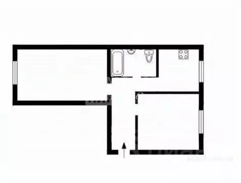 2-к кв. Иркутская область, Иркутск ул. Нижняя Набережная, 2 (60.0 м)