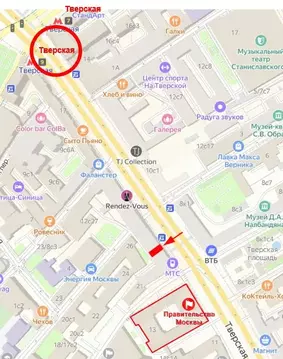 Торговая площадь в Москва Тверская ул., 15 (39 м)