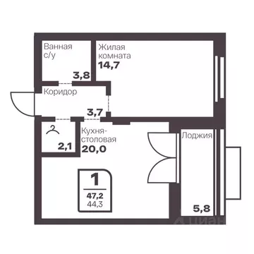 1-к кв. Челябинская область, Магнитогорск Голос Притяжение жилой ...