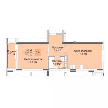 1-к кв. Нижегородская область, Нижний Новгород Кузнечиха Город жилой ...
