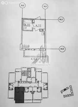 Квартира-студия: Шушары, Старорусский проспект, 9 (30.9 м)