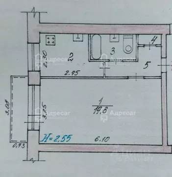 1-к кв. Волгоградская область, Волгоград Рабочий поселок Горьковский ...
