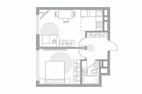 2-к кв. Московская область, Долгопрудный Парковая ул., 46к1 (40.2 м)