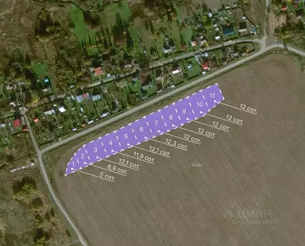 Участок в Москва № 248 кв-л,  (6.0 сот.)