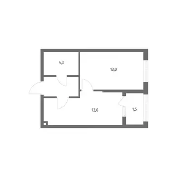 1-к кв. Калининградская область, Калининград пос. Лермонтовский, ул. ...