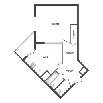 1-к кв. Воронежская область, Воронеж ул. Переверткина, 1/7 (56.0 м)