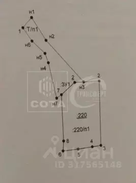 Участок в Воронежская область, Рамонский район, Айдаровское с/пос, с. ...