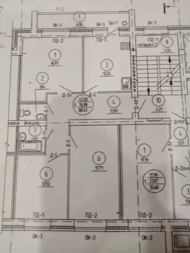 3-к кв. Марий Эл, Йошкар-Ола Мышино мкр,  (80.43 м)